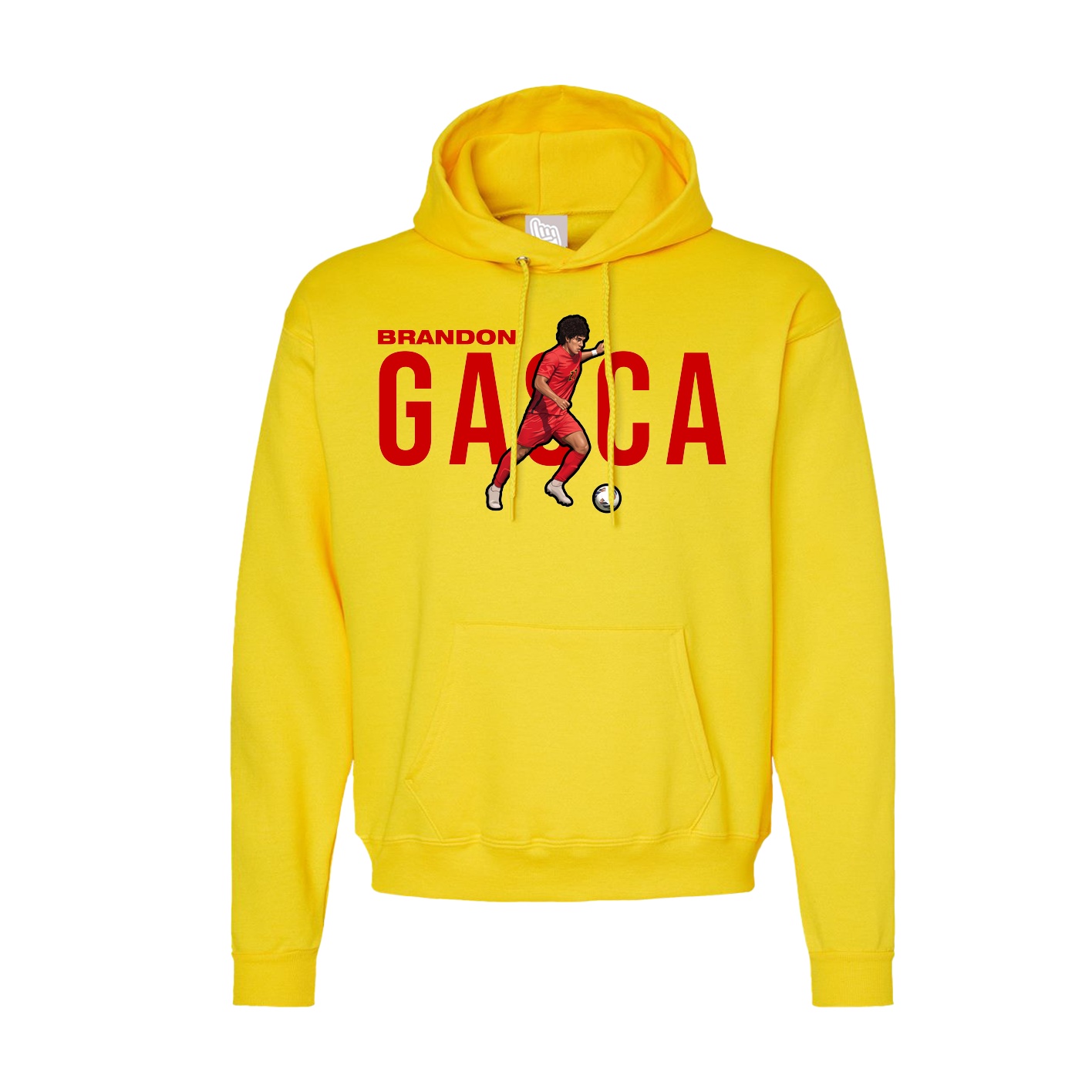 Hoodie — Player Name in Yellow