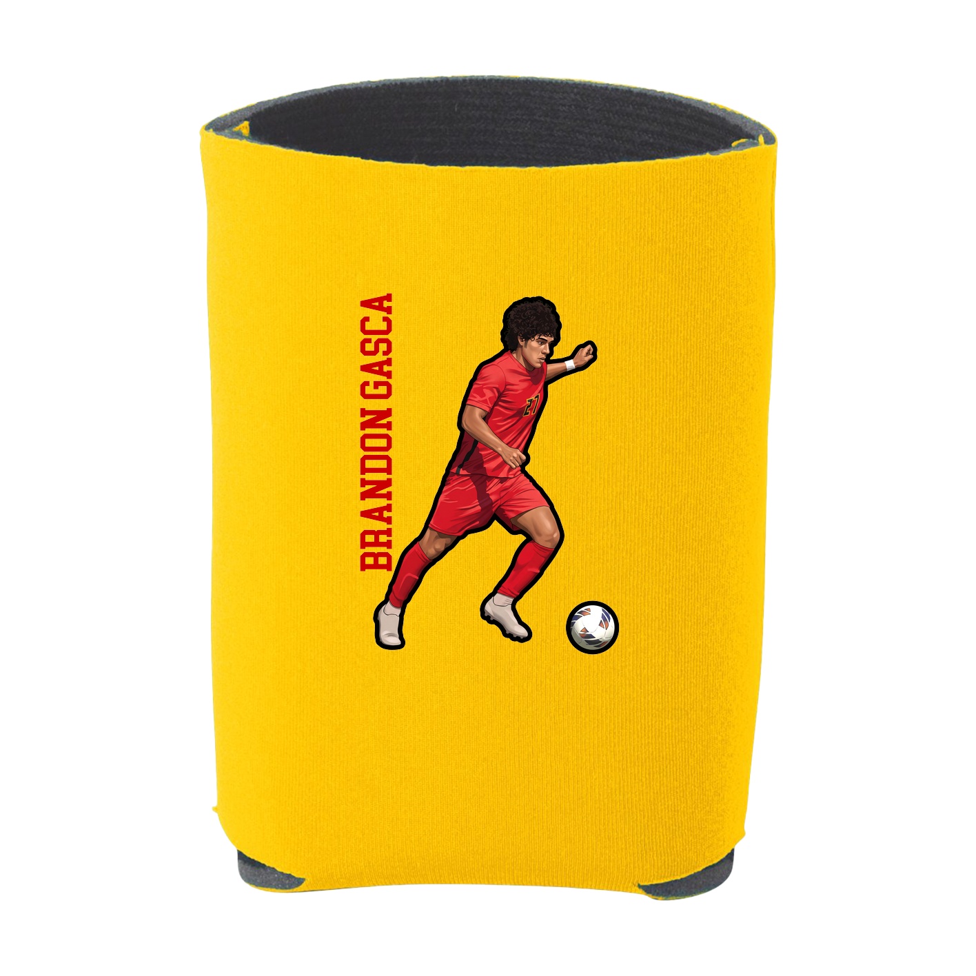 Can Holder — Name Vertical in Yellow