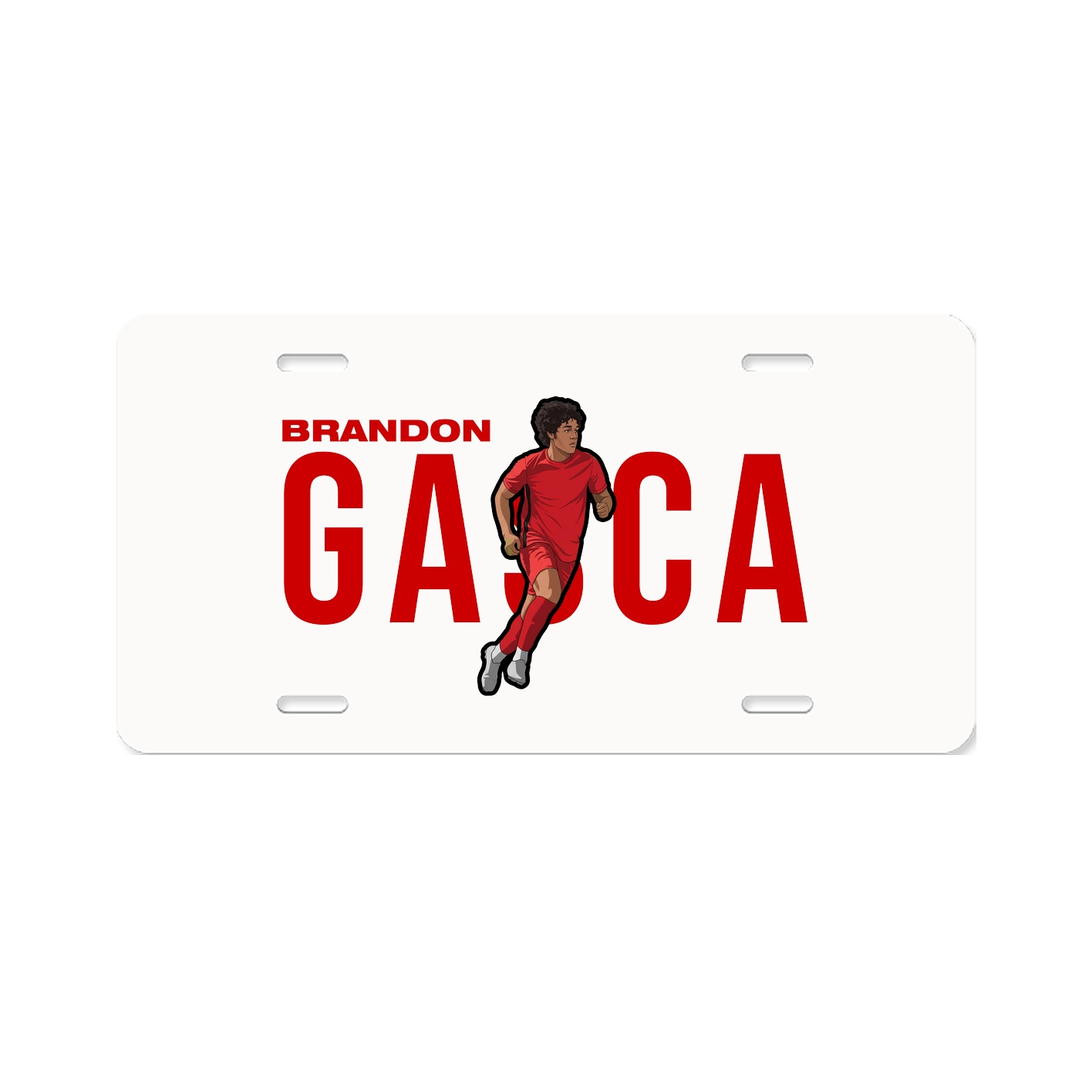 License Plate — Player Name in Classic