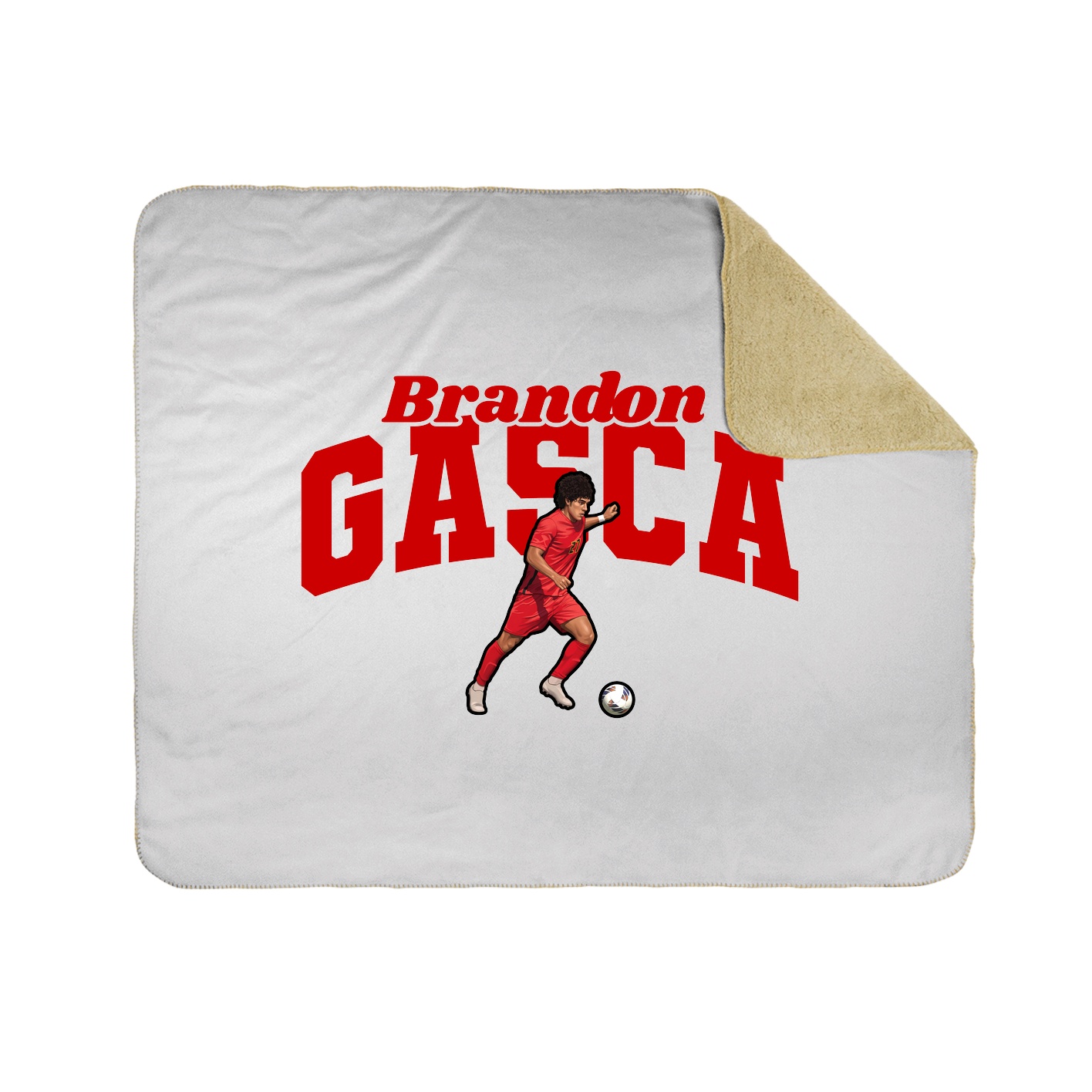 Throw Blanket — Signature Arch in White