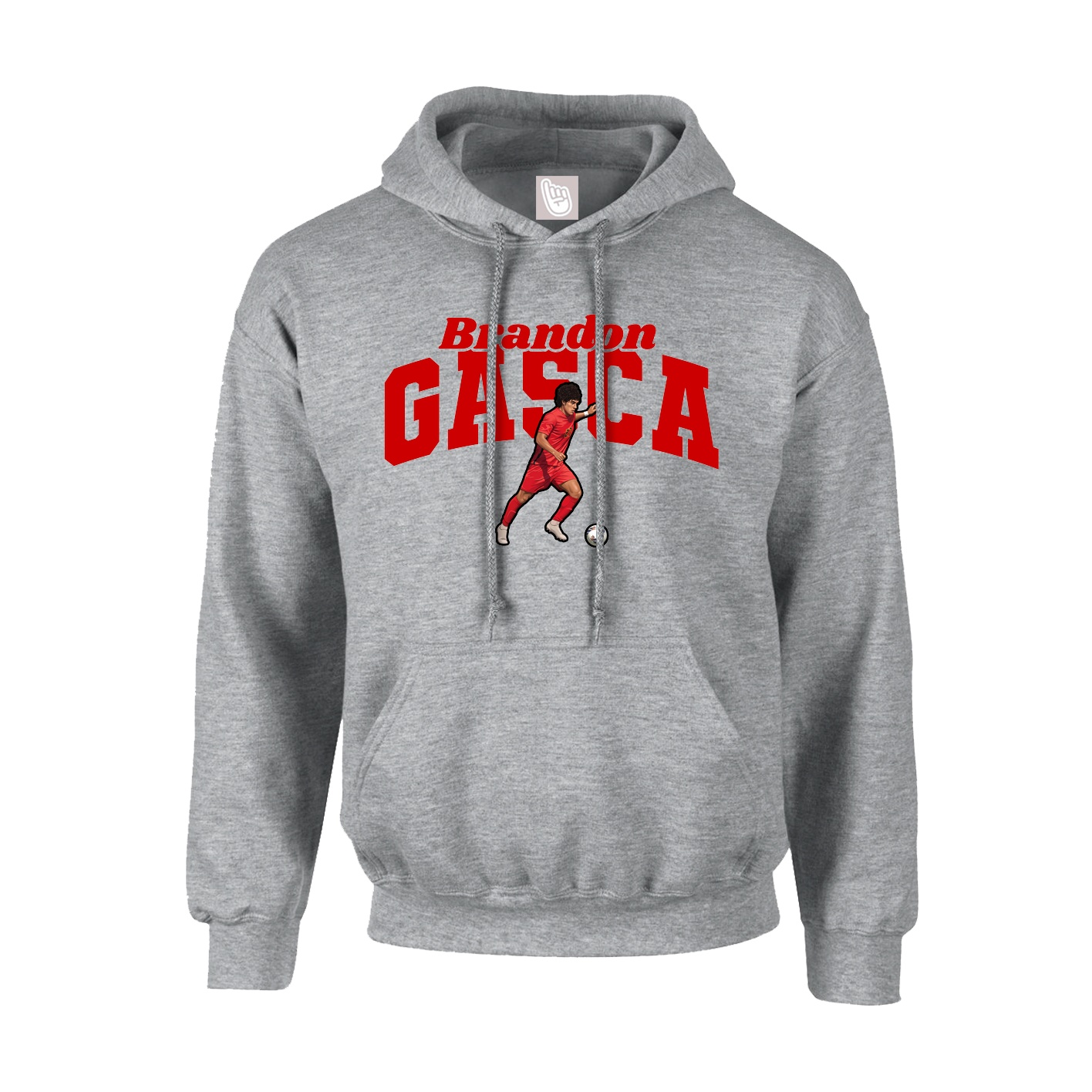 Hoodie — Signature Arch in Grey