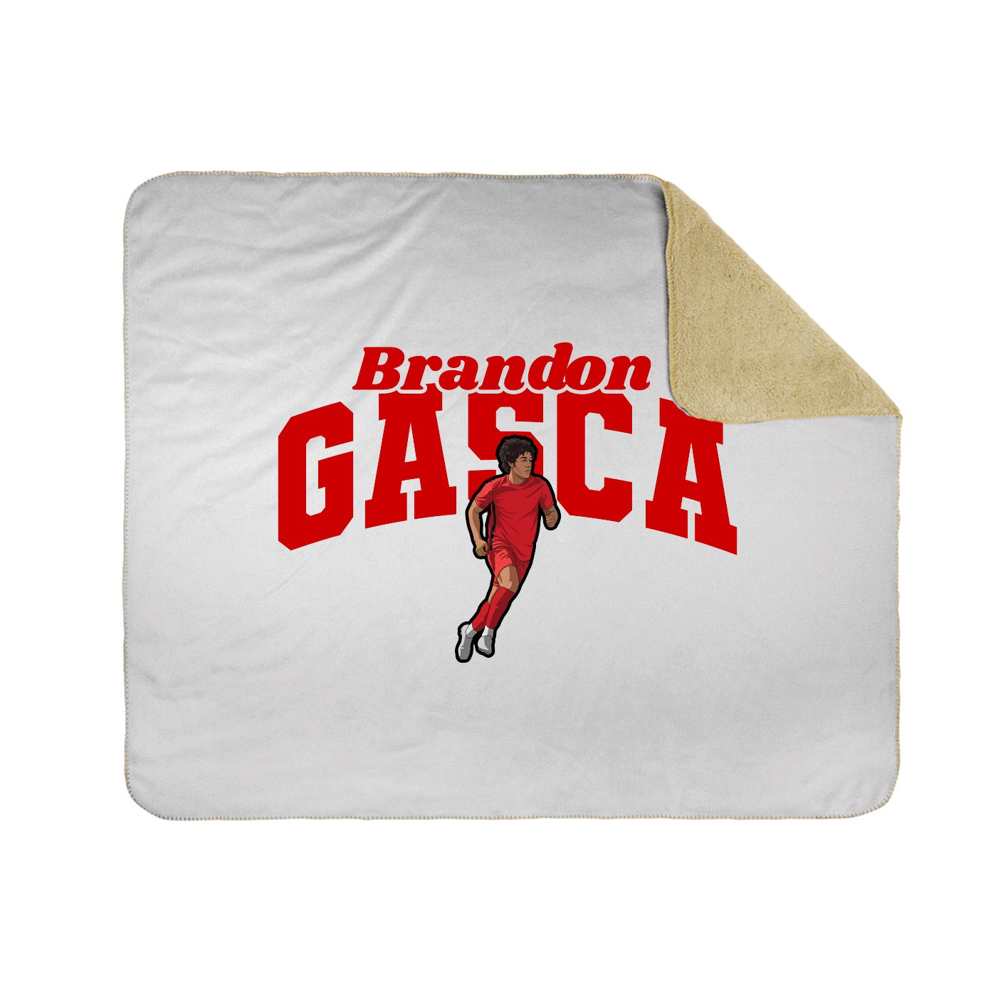Throw Blanket — Signature Arch in White