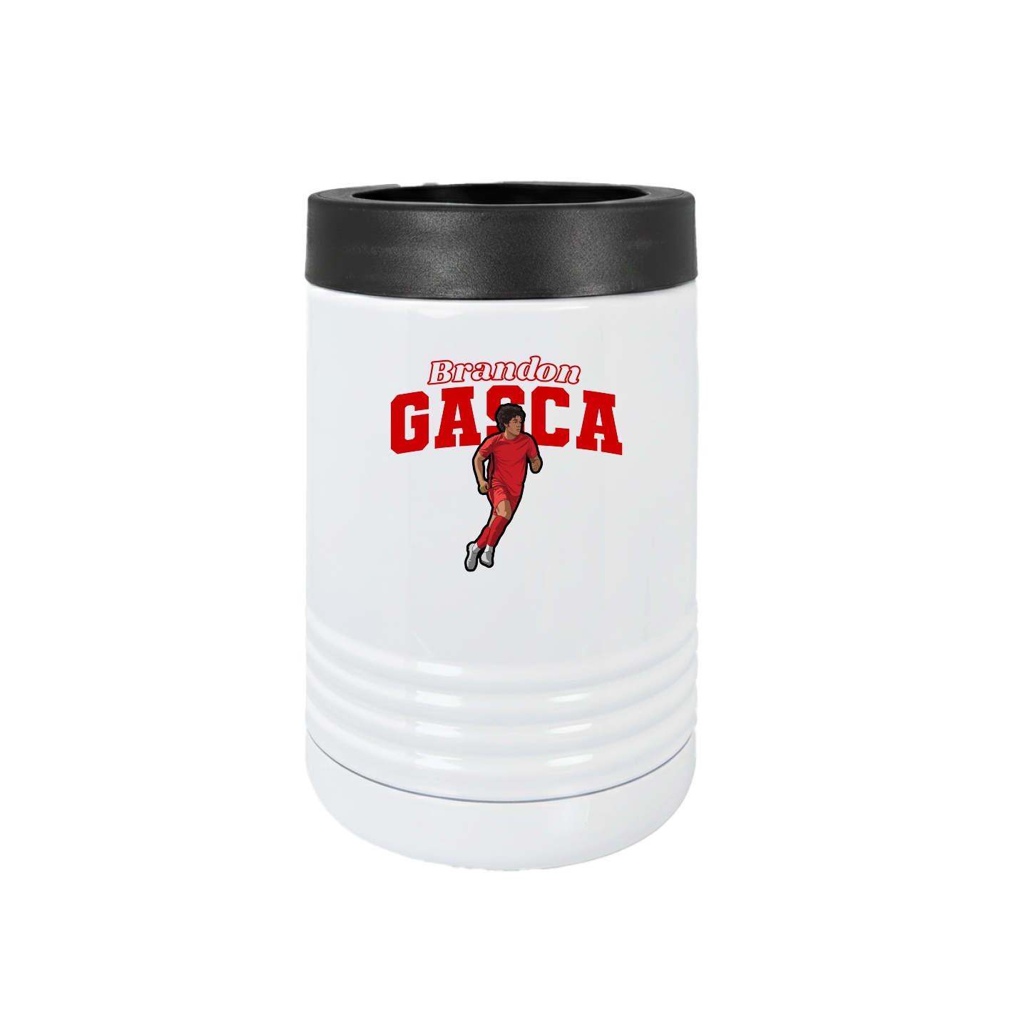 Beverage Holder — Name Arch in White