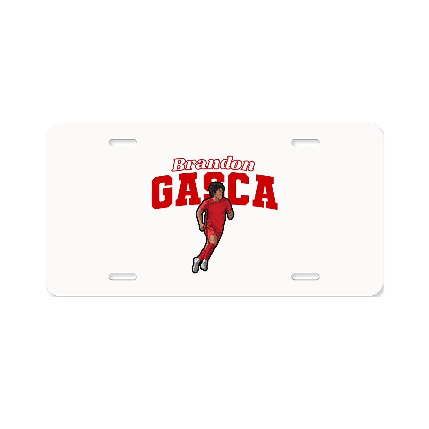 License Plate — Name Arch in Classic