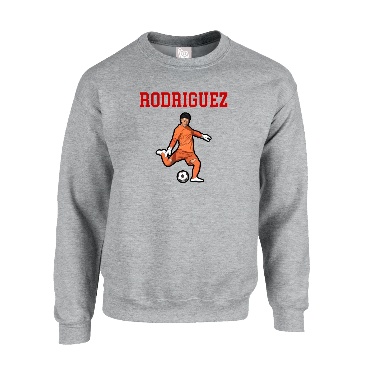 Fleece Crew — Shirsey in Grey