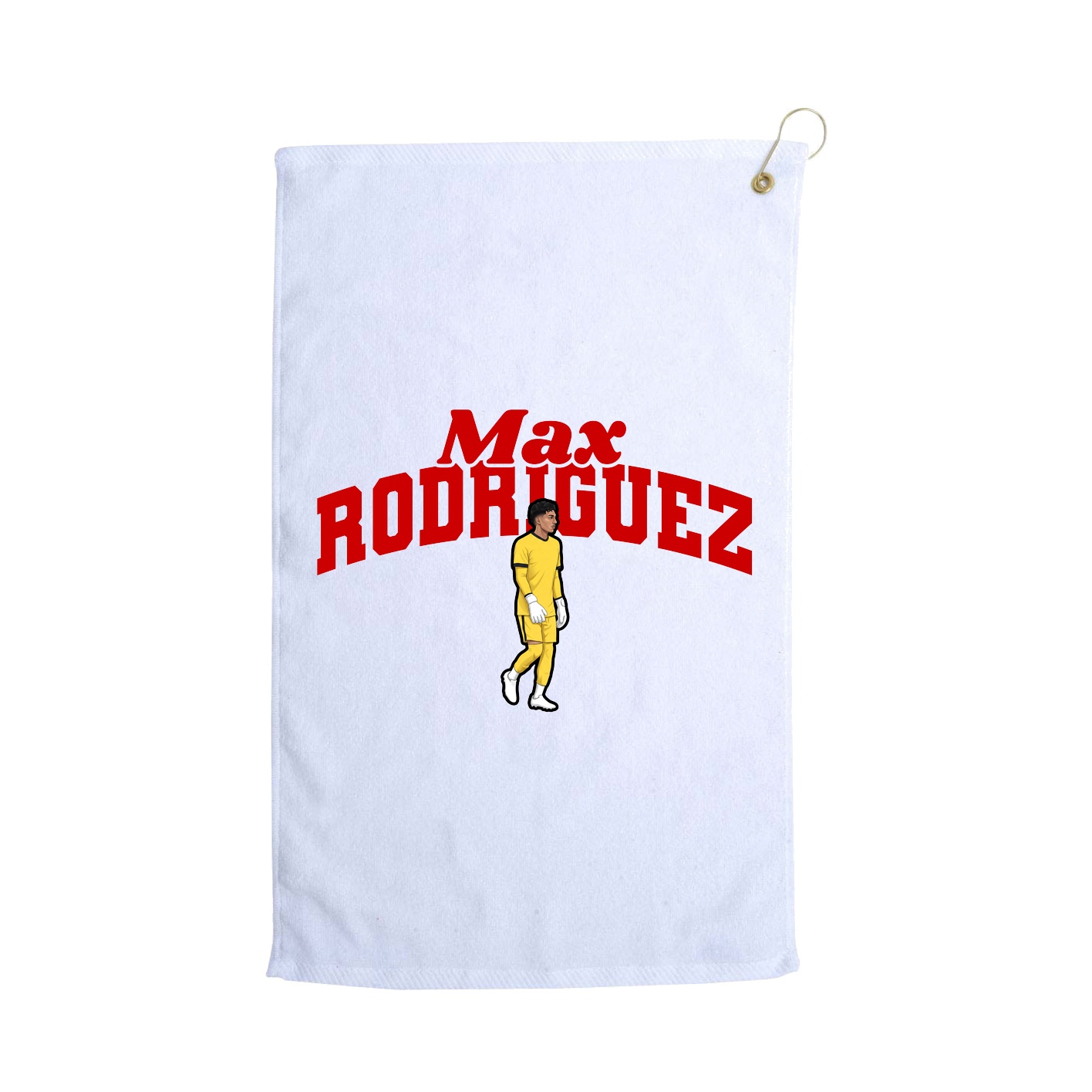Golf Towel — Signature Arch in White
