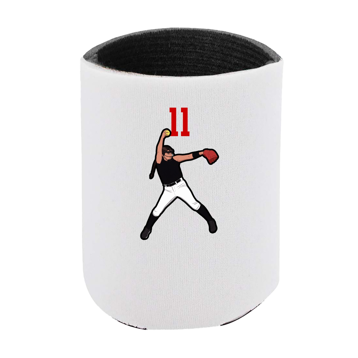 Can Holder — Number Top in White