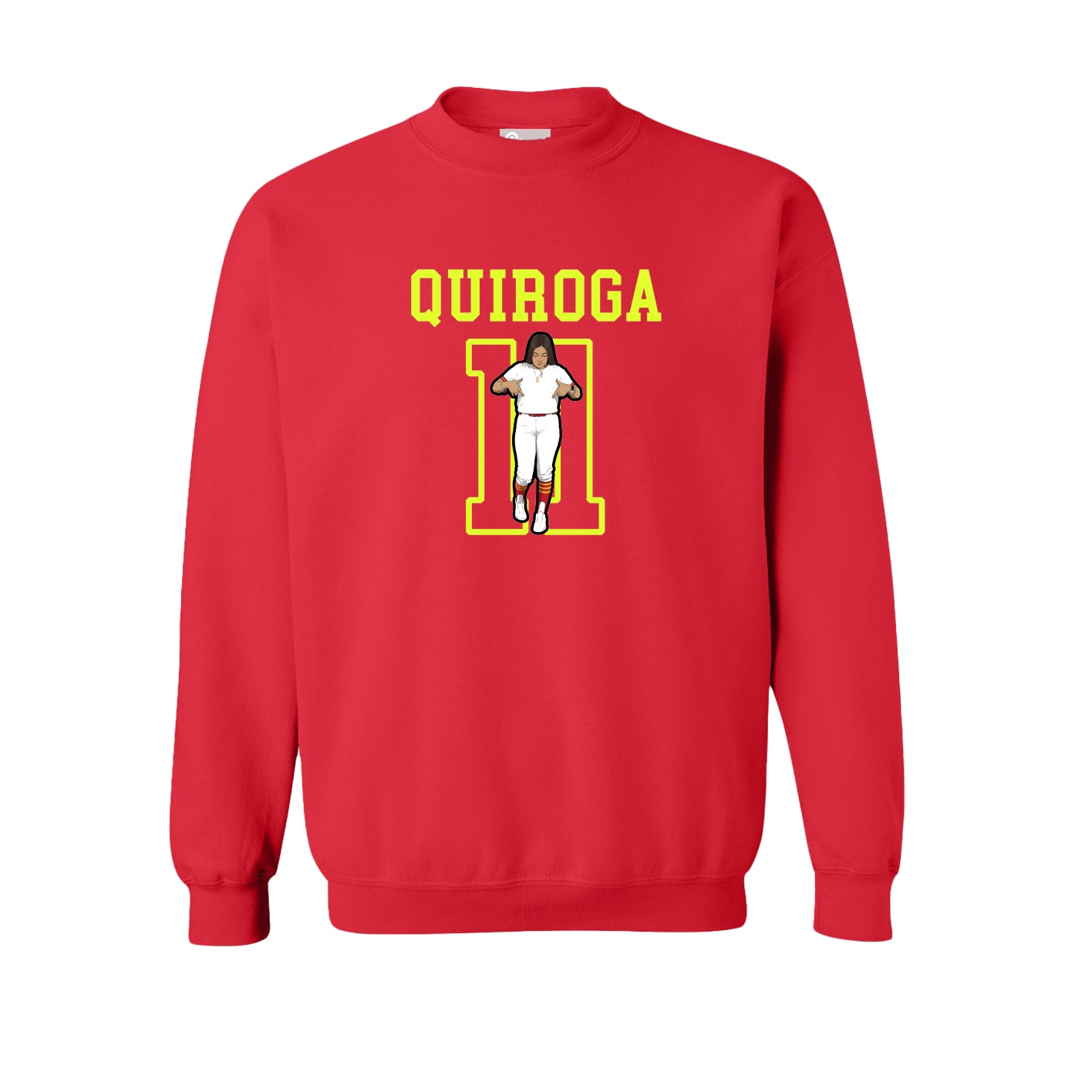 Fleece Crew — Shirsey in Red