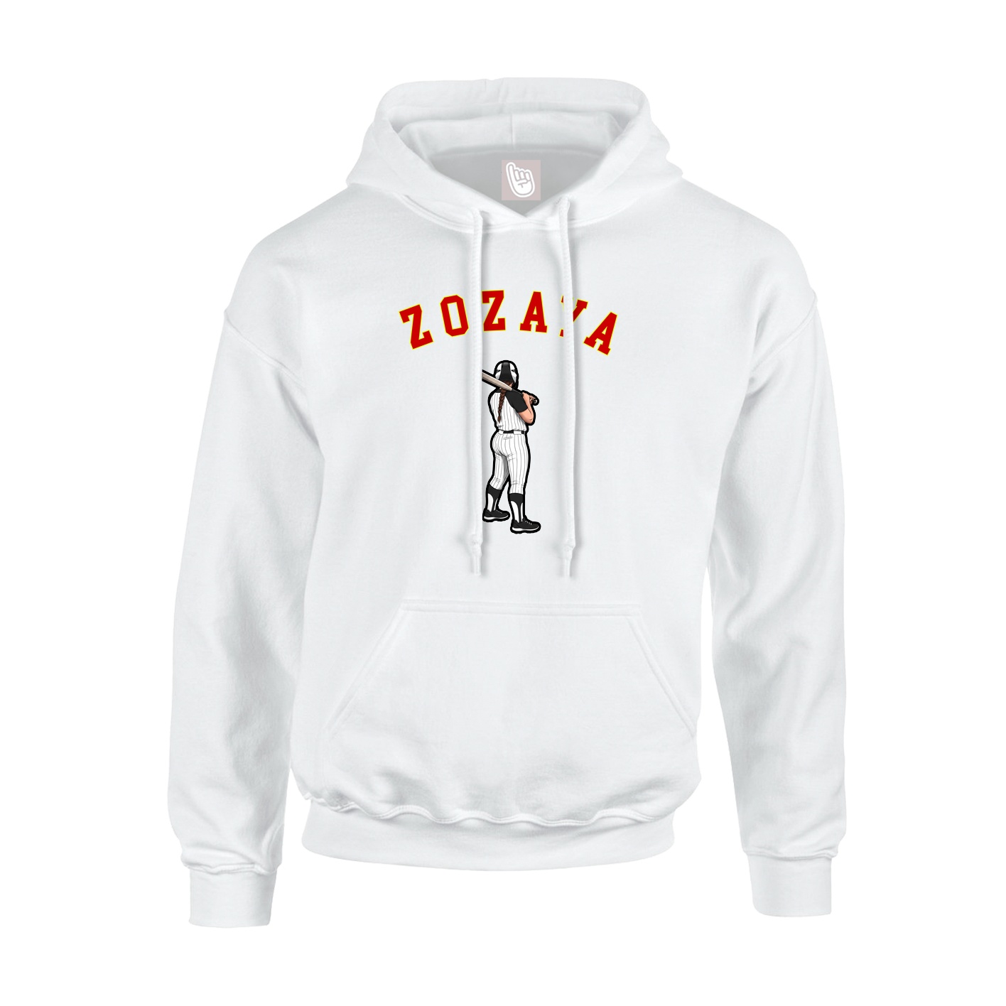 Youth Hoodie — Shirsey Arch in White