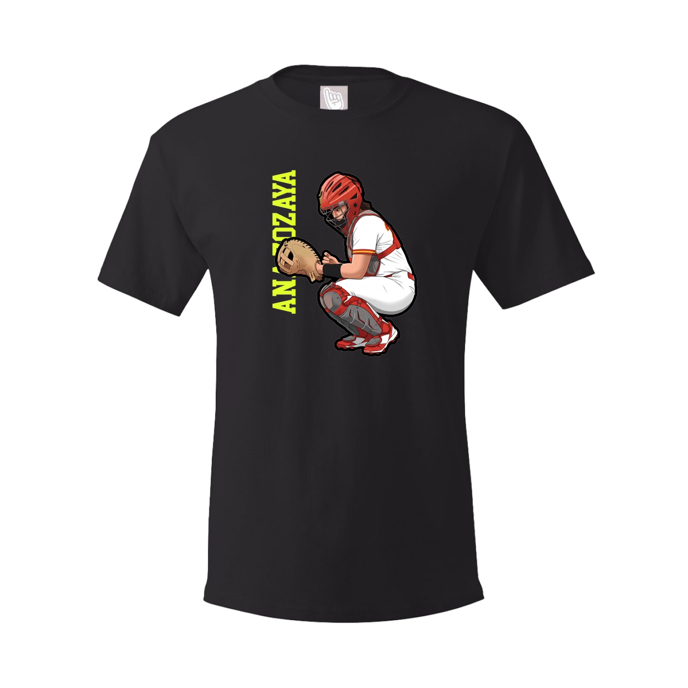 Tee — Name Vertical in Black