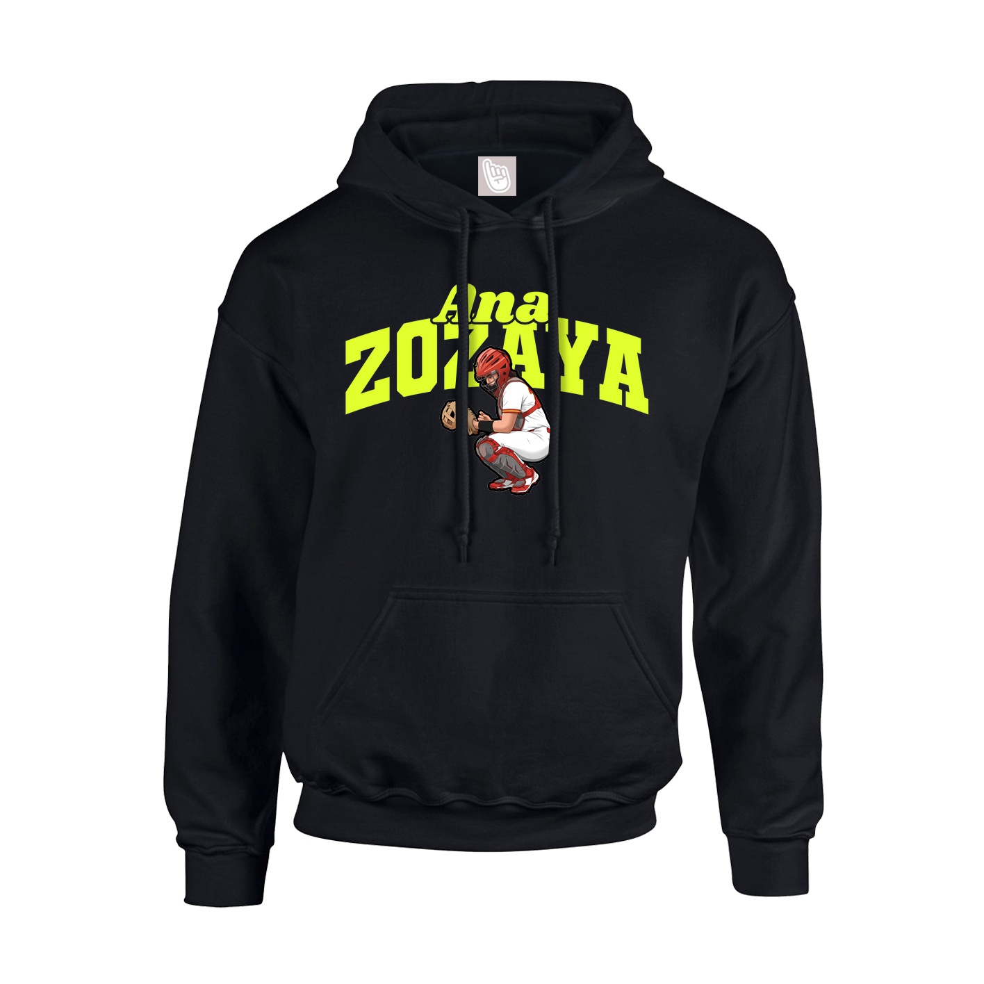 Hoodie — Signature Arch in Black