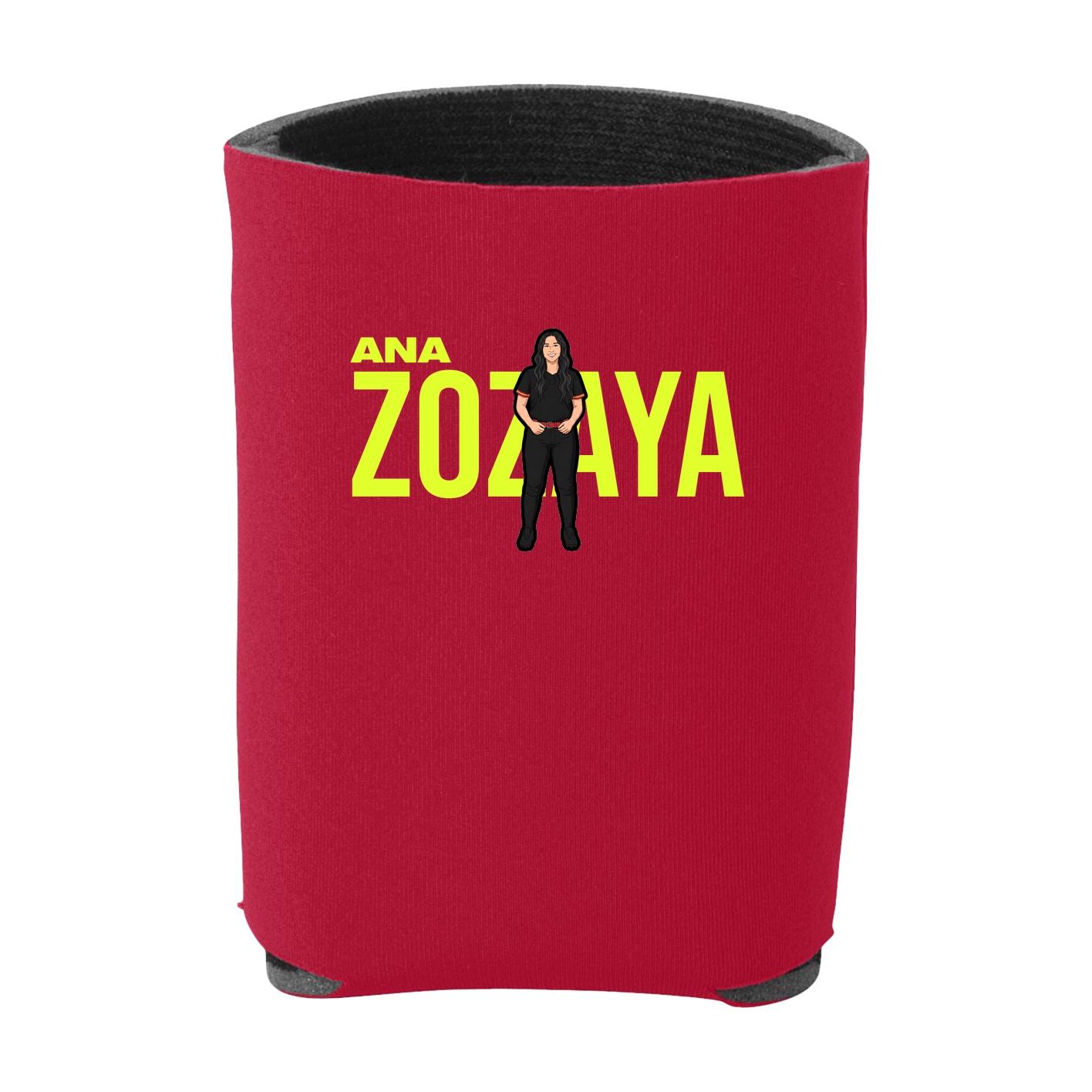 Can Holder — Player Name in Red