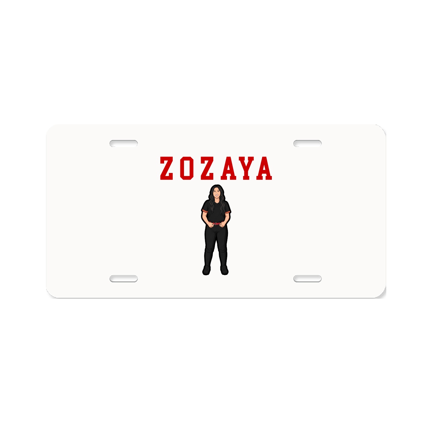 License Plate — Shirsey in Classic