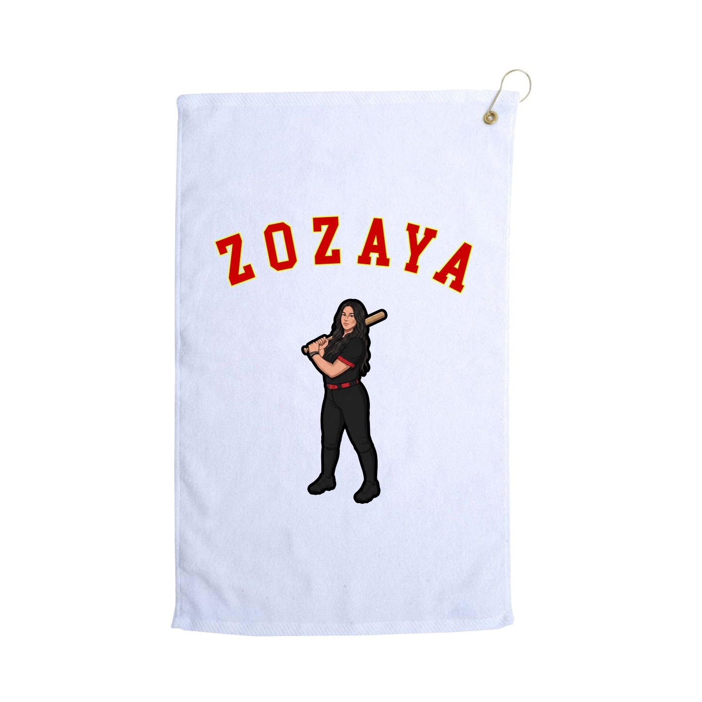 Golf Towel — Shirsey Arch in White
