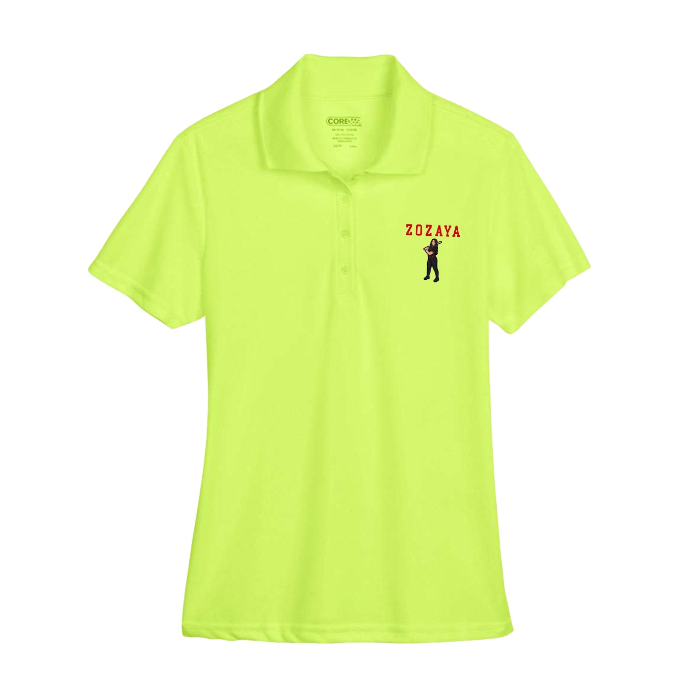 Womens Performance Polo — Shirsey in Yellow