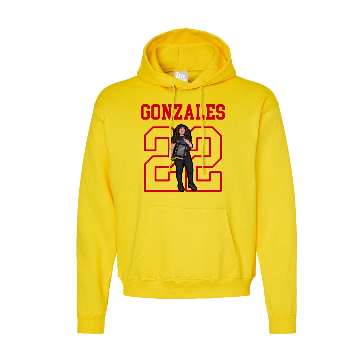 Hoodie — Shirsey in Yellow