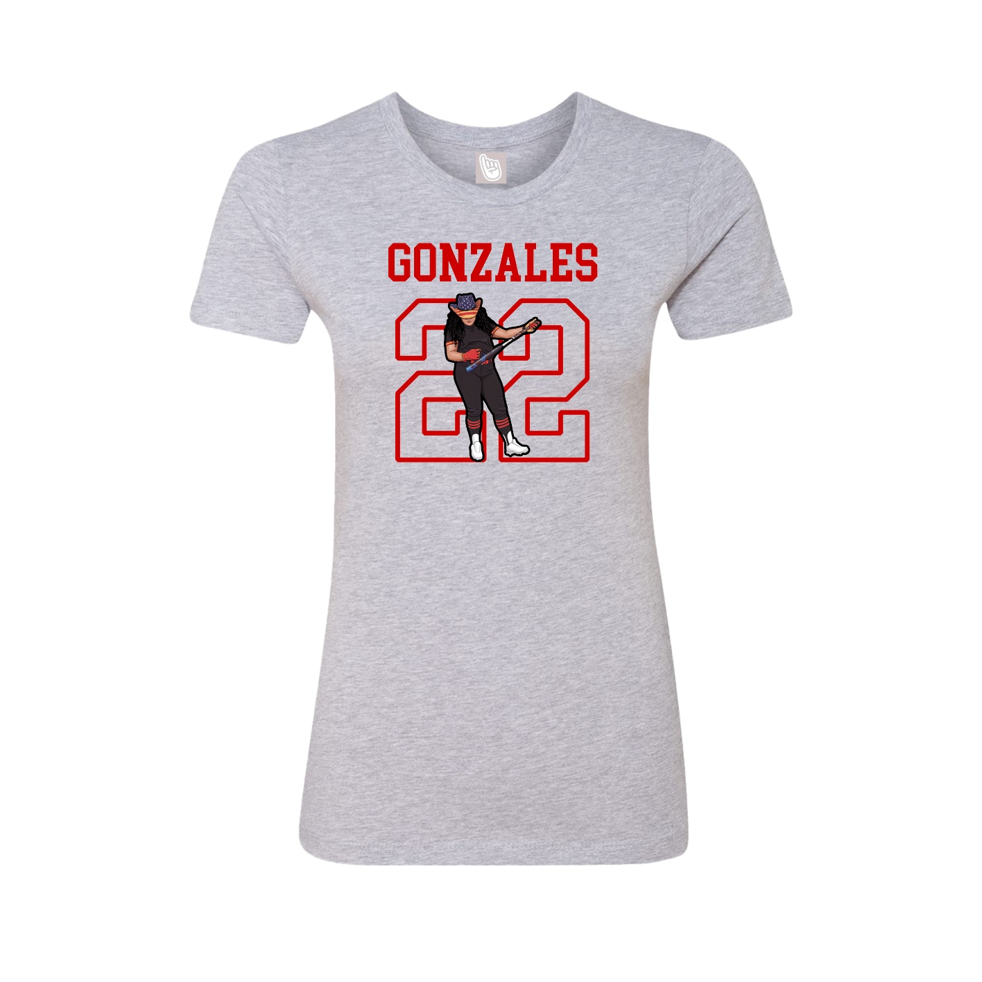 Fitted Women's Tee — Shirsey in Grey