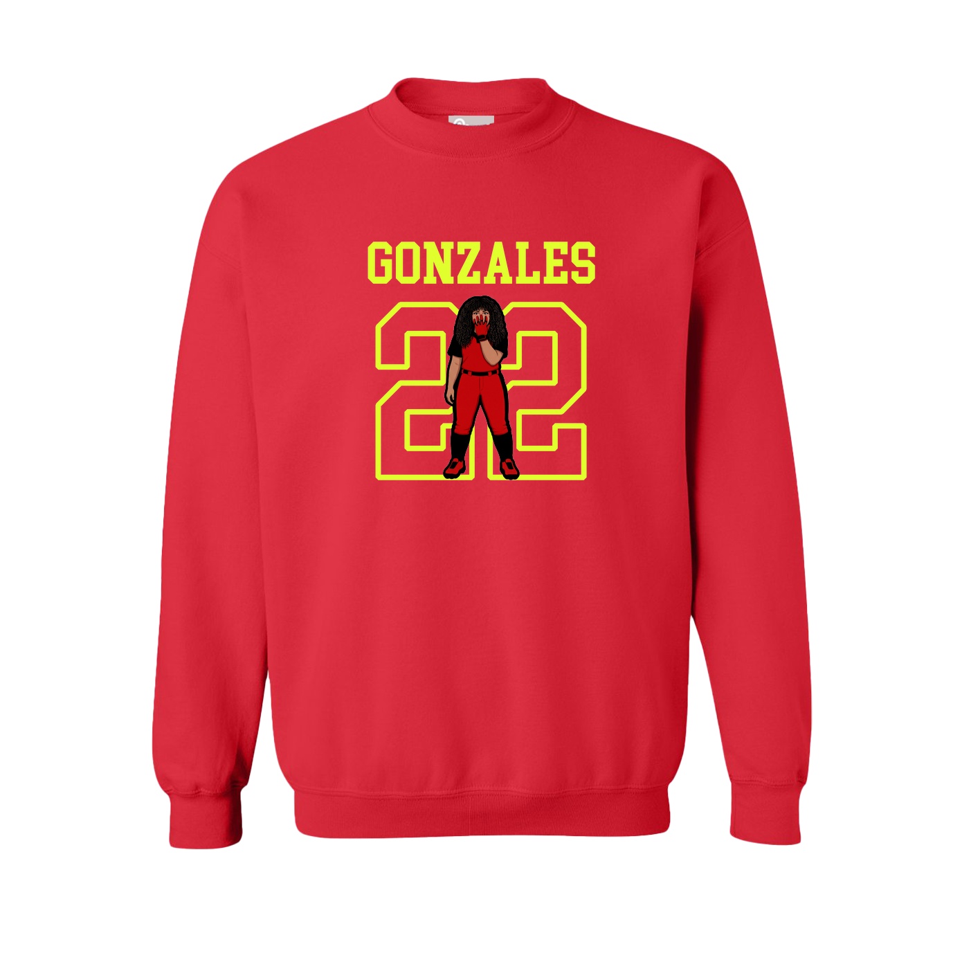 Fleece Crew — Shirsey in Red