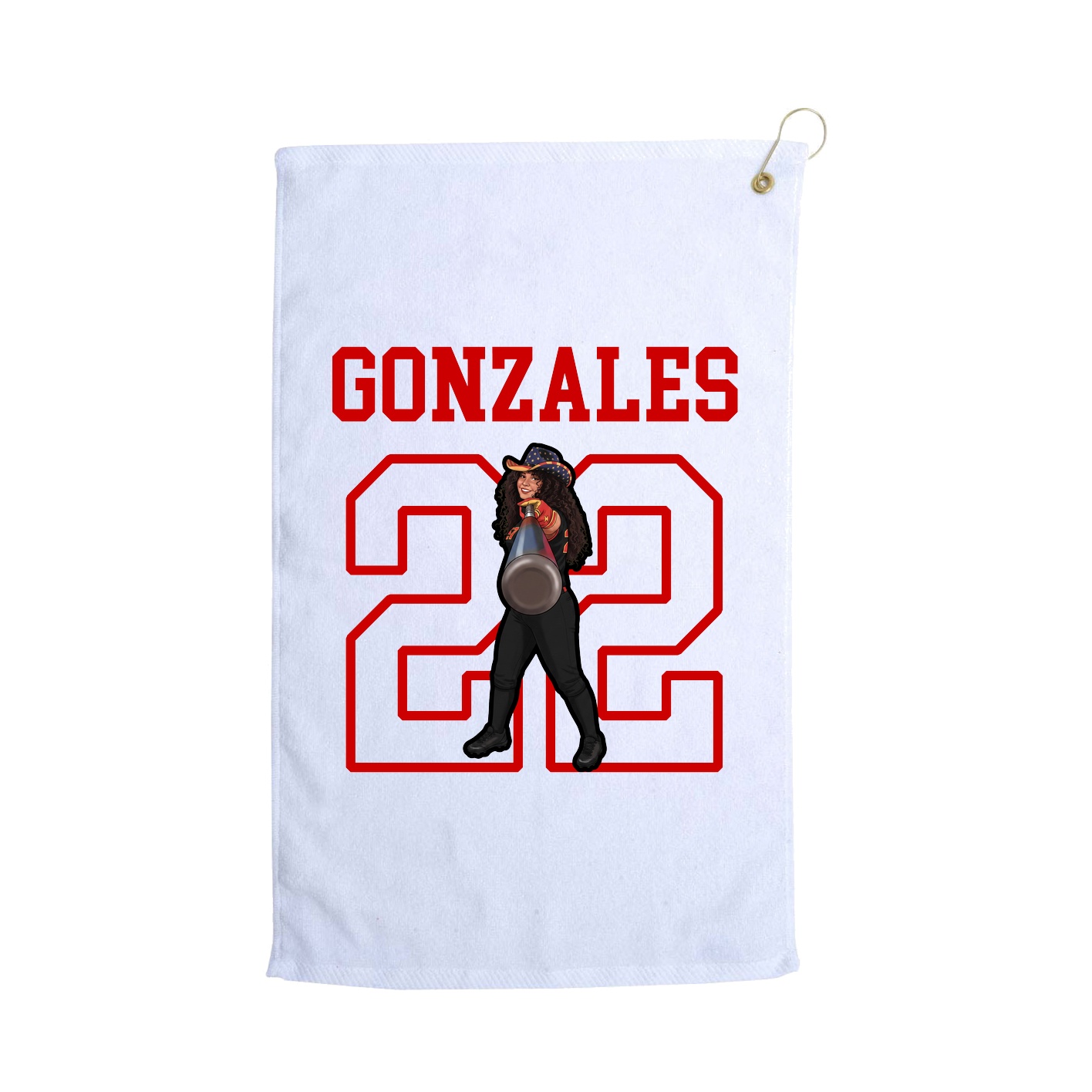 Golf Towel — Shirsey in White