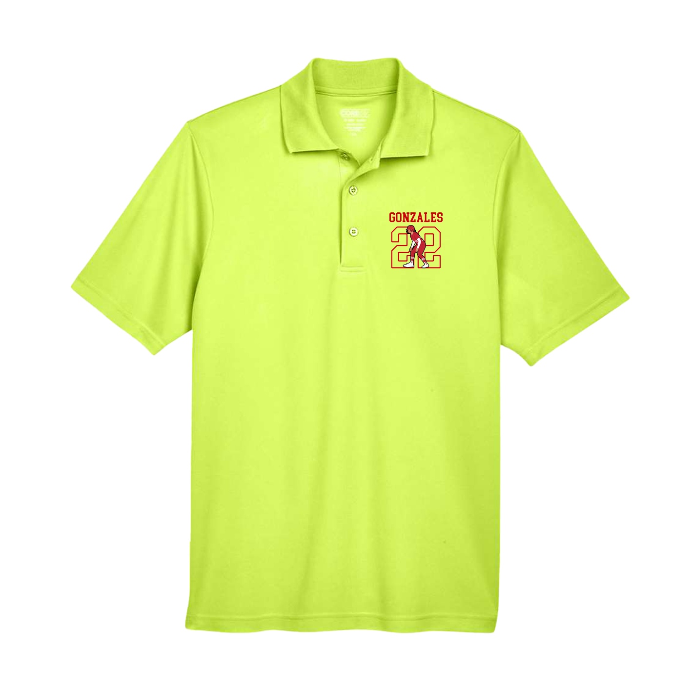 Performance Polo — Shirsey in Yellow