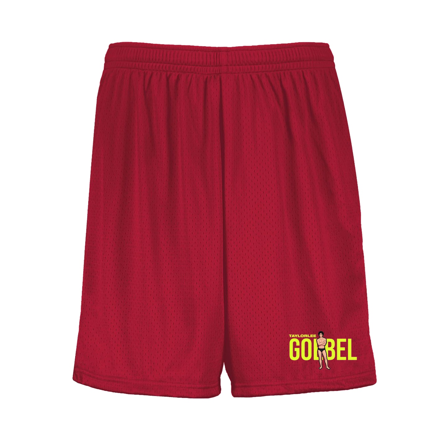 Shorts — Player Name in Red