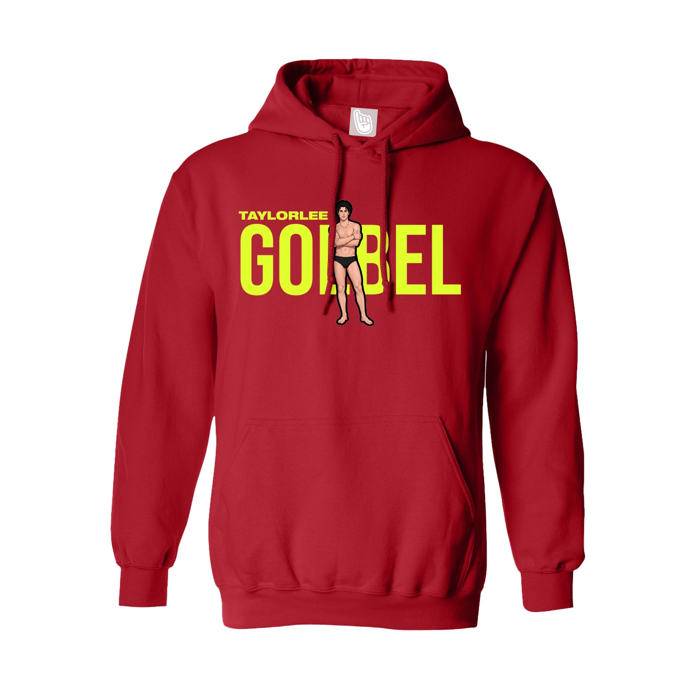 Youth Hoodie — Player Name in Red