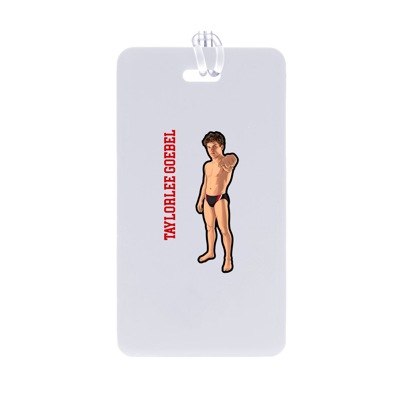 Bag Tag — Name Vertical in Classic