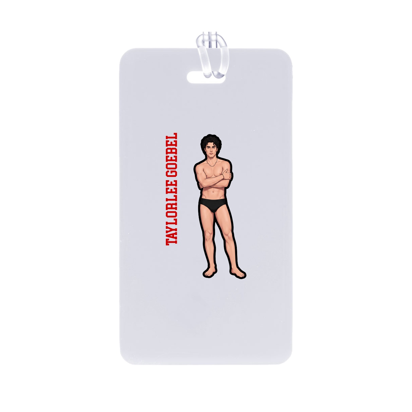 Bag Tag — Name Vertical in Classic