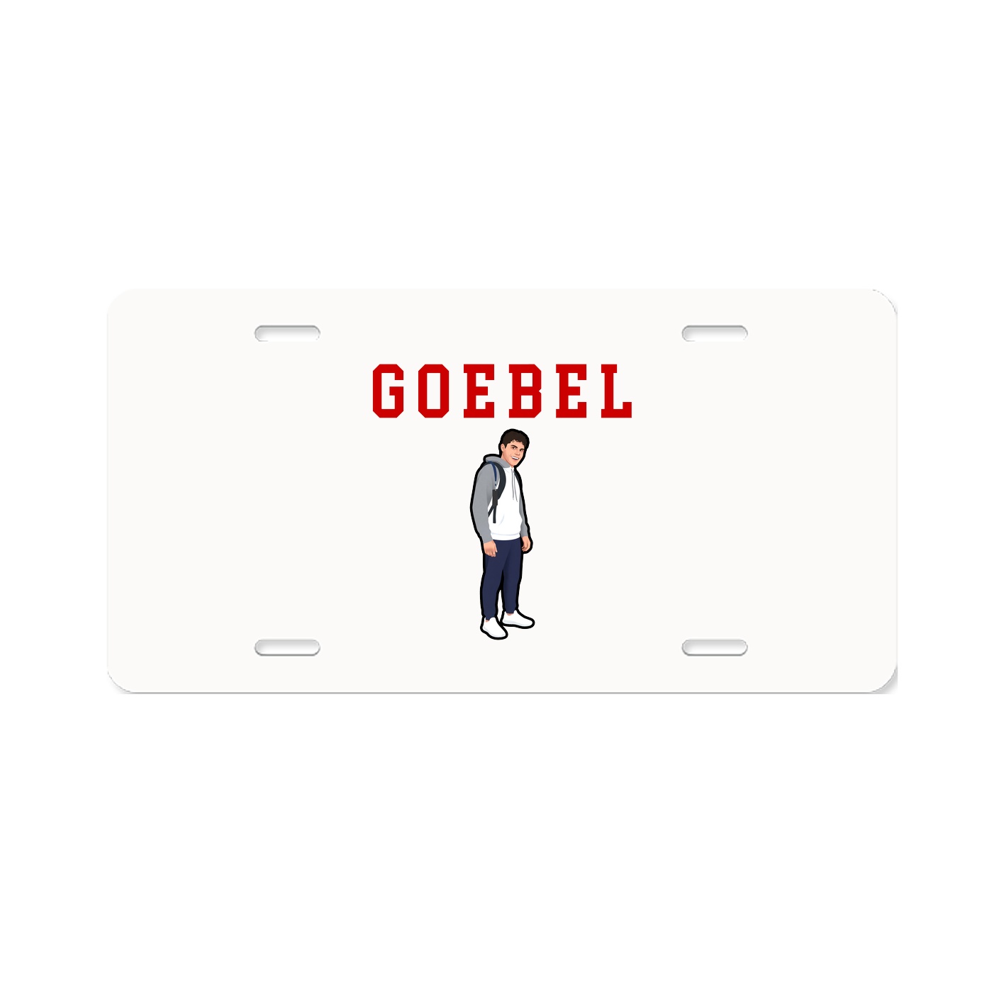 License Plate — Shirsey in Classic
