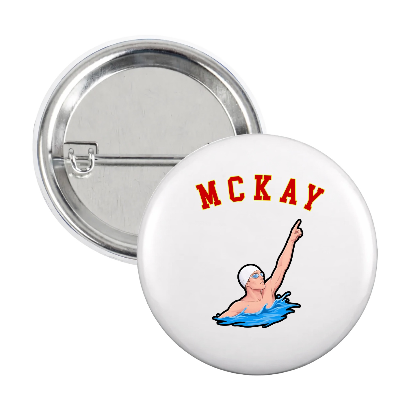 Game Day Button — Shirsey Arch in White