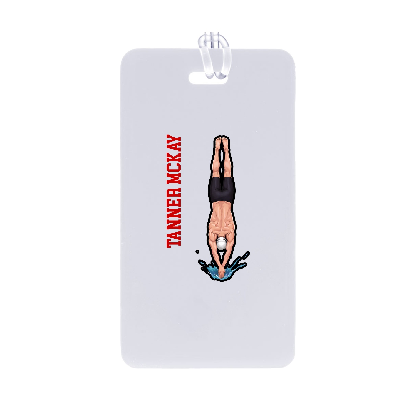 Bag Tag — Name Vertical in Classic