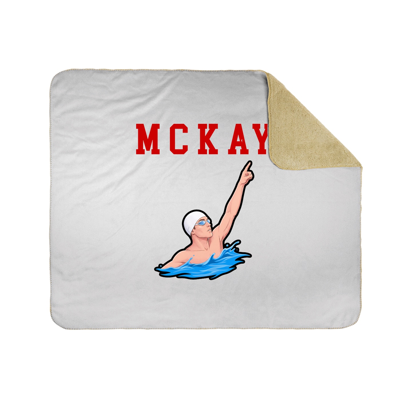Throw Blanket — Shirsey in White