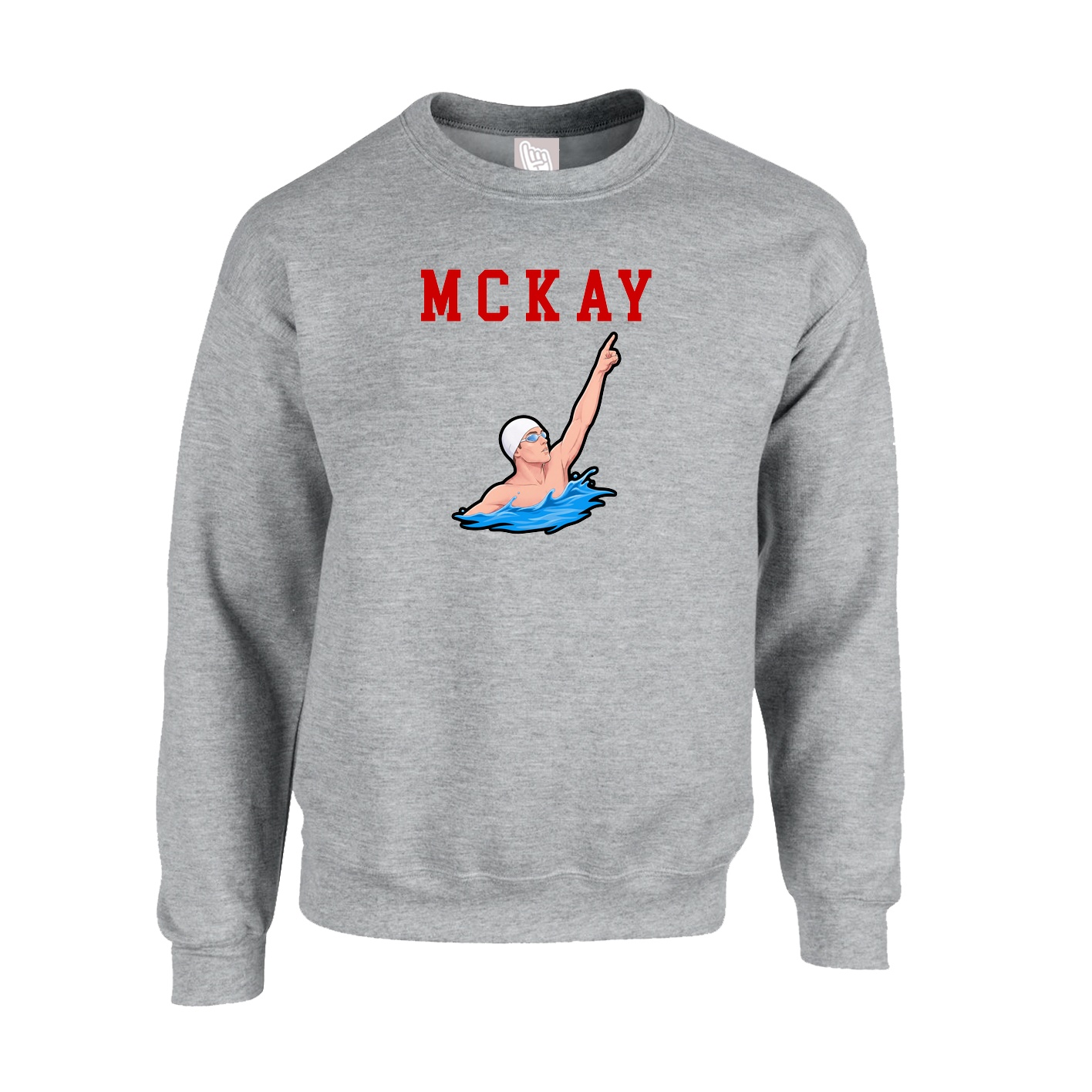 Fleece Crew — Shirsey in Grey