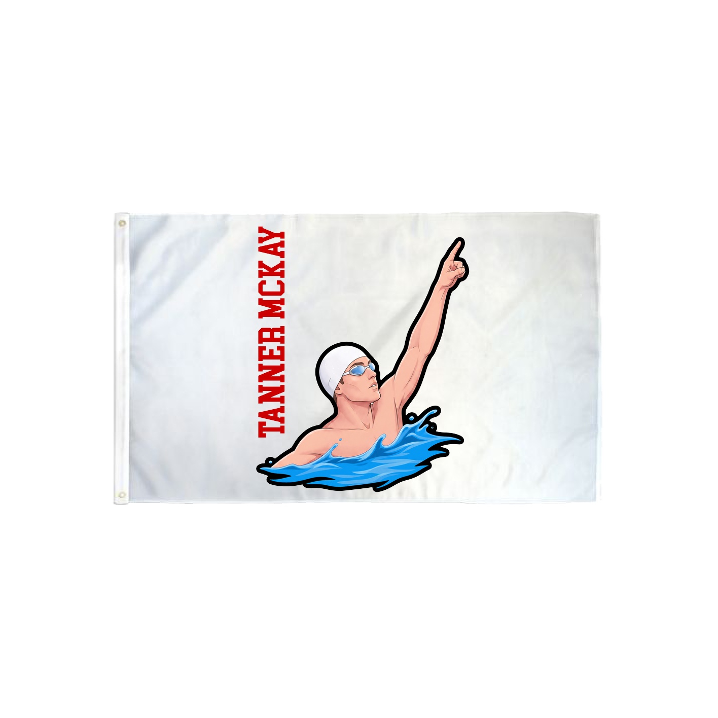 3x5 Flag — Name Vertical in Classic