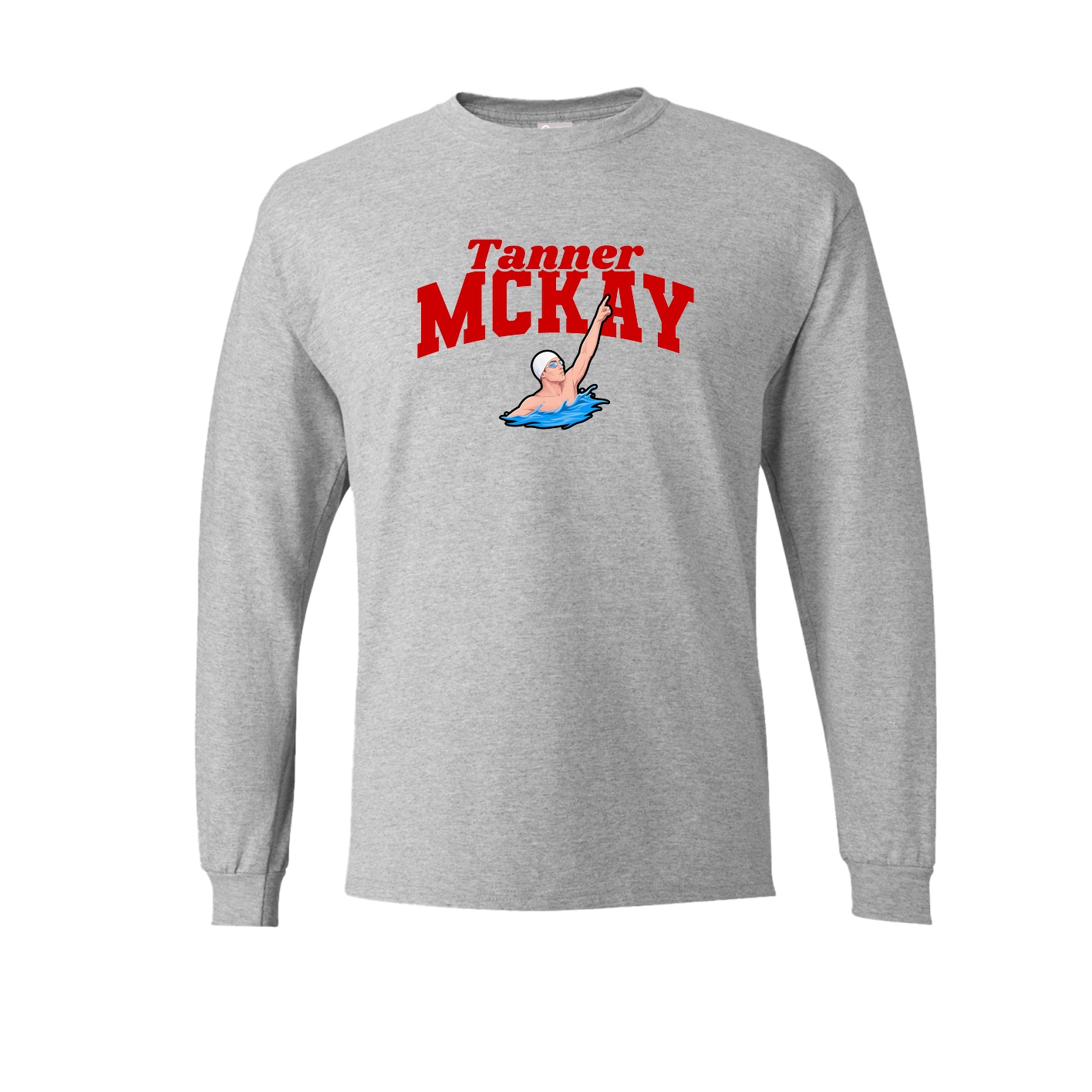 Long Sleeve Tee — Signature Arch in Grey