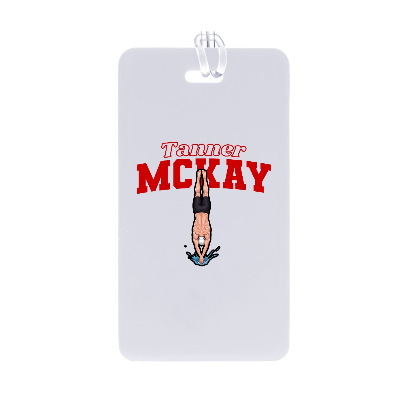 Bag Tag — Name Arch in Classic