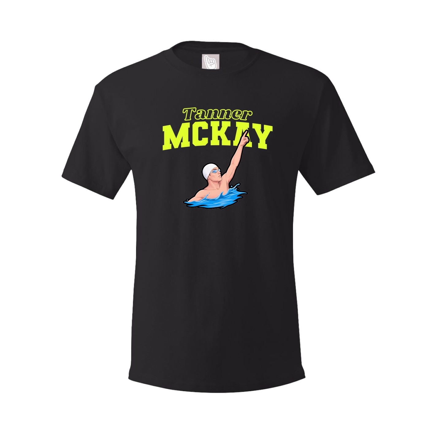 Youth Tee — Name Arch in Black