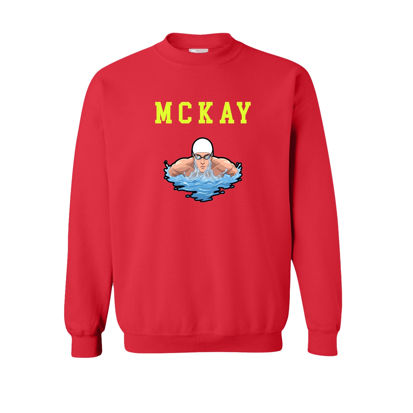 Fleece Crew — Shirsey in Red