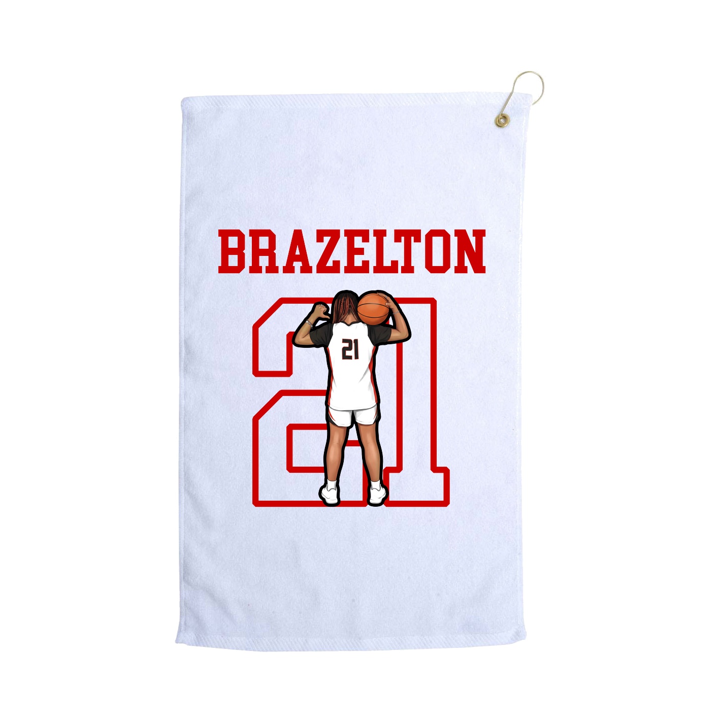 Golf Towel — Shirsey in White