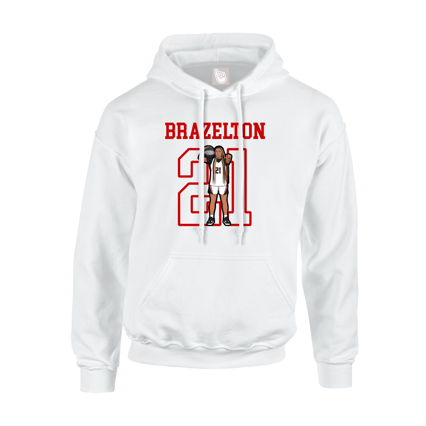 Youth Hoodie — Shirsey in White