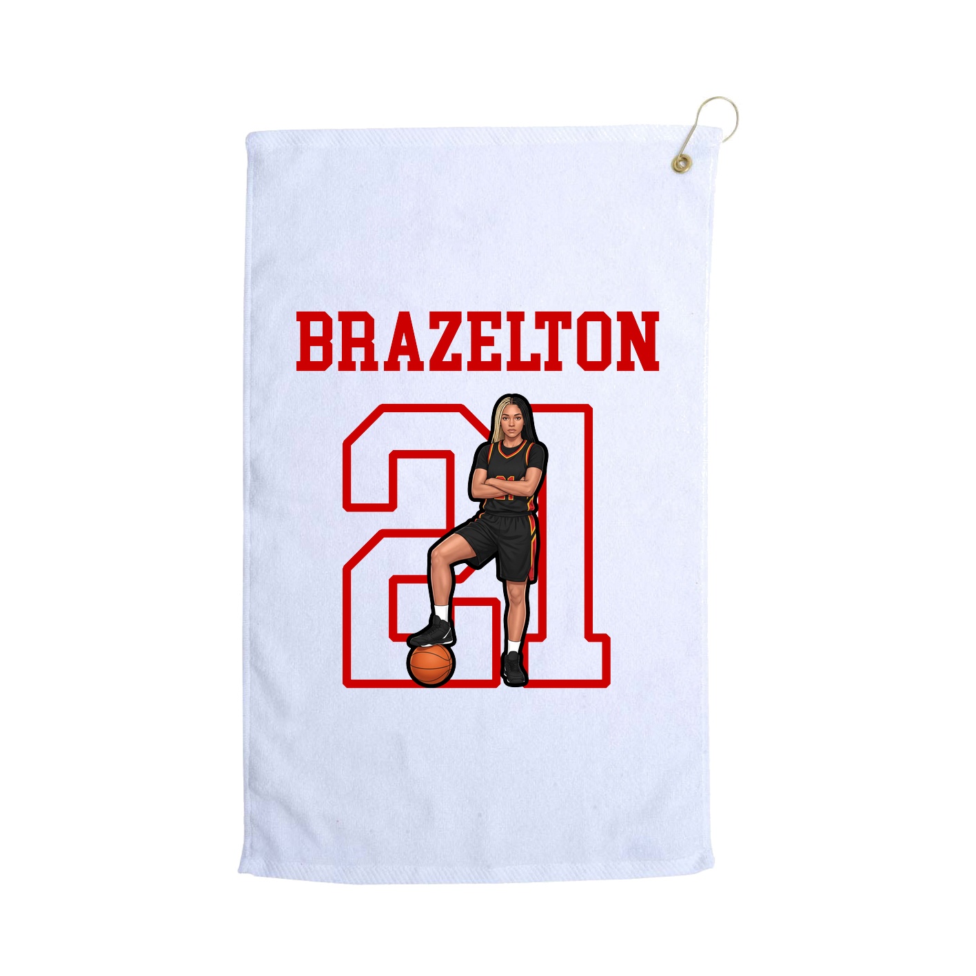 Golf Towel — Shirsey in White