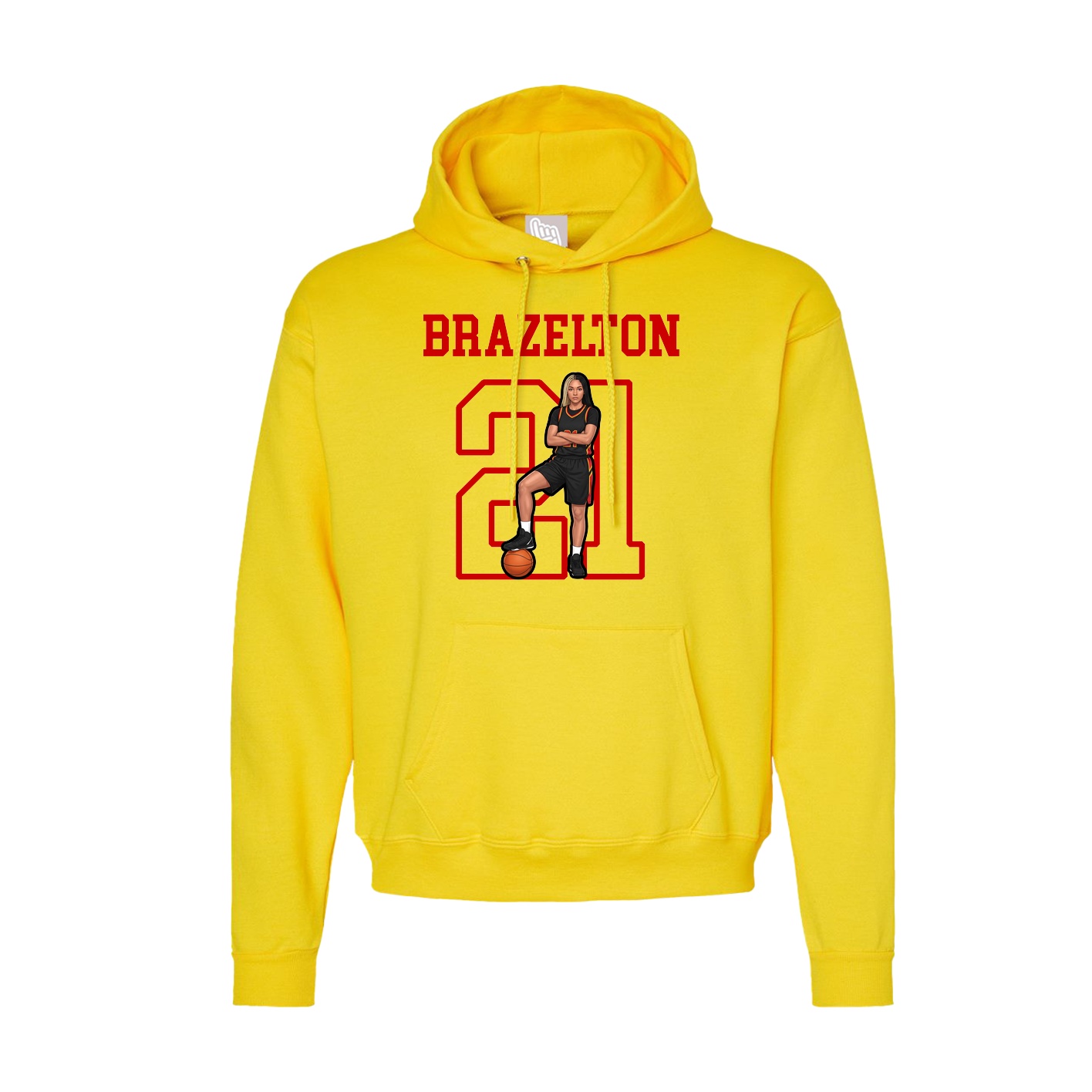 Hoodie — Shirsey in Yellow