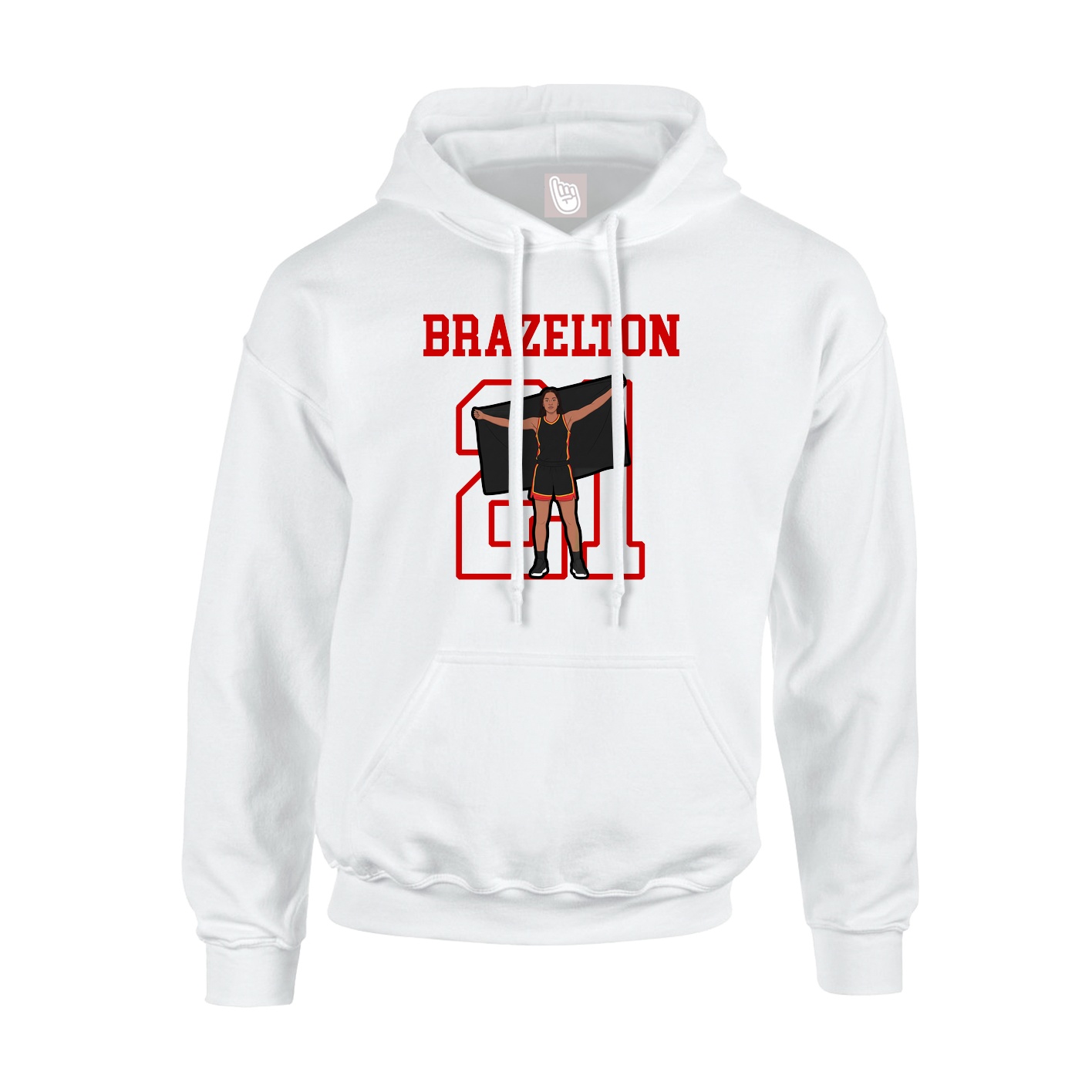 Hoodie — Shirsey in White