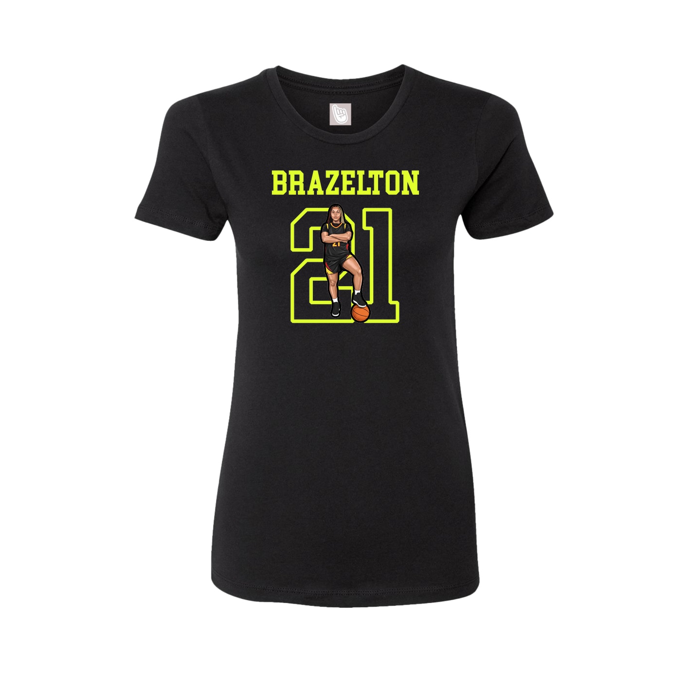Fitted Women's Tee — Shirsey in Black