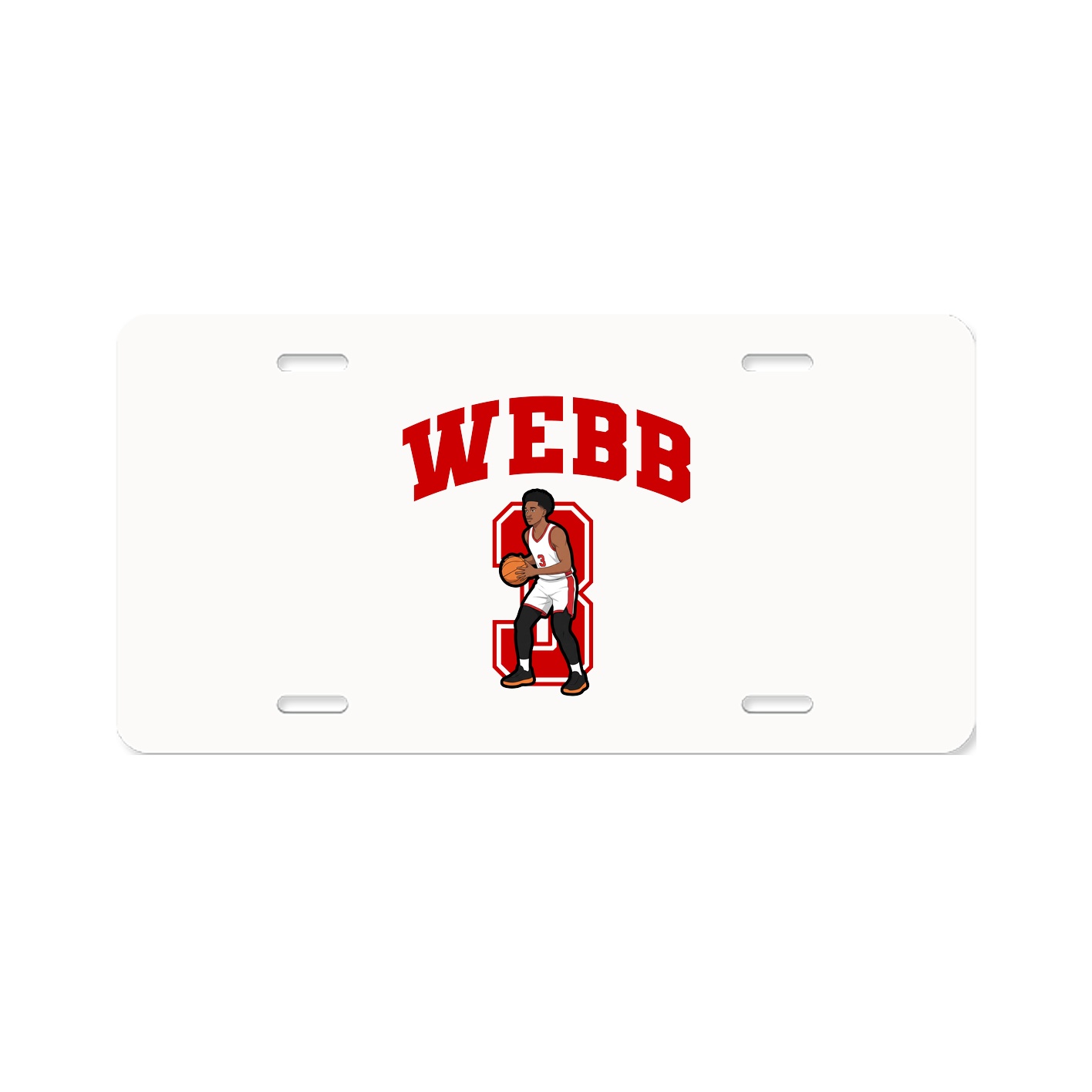 License Plate — Number in Classic