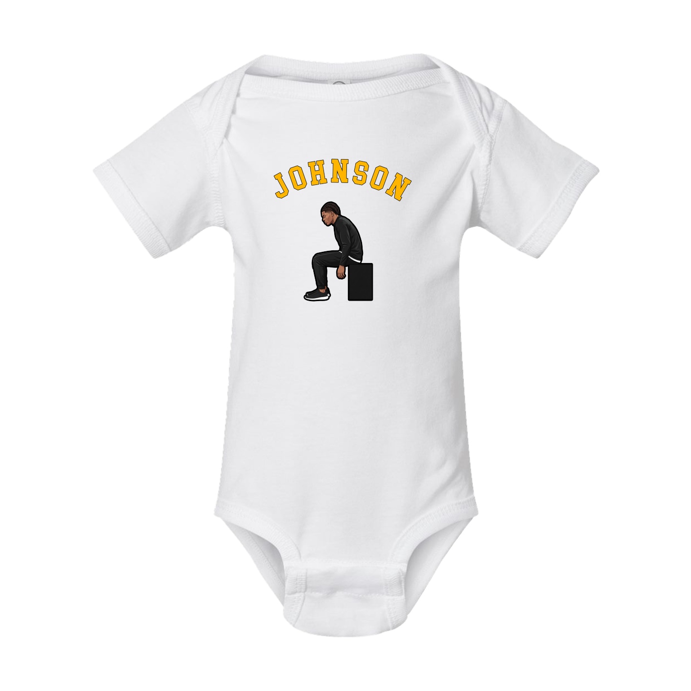 Baby Onesie — Shirsey Arch in White