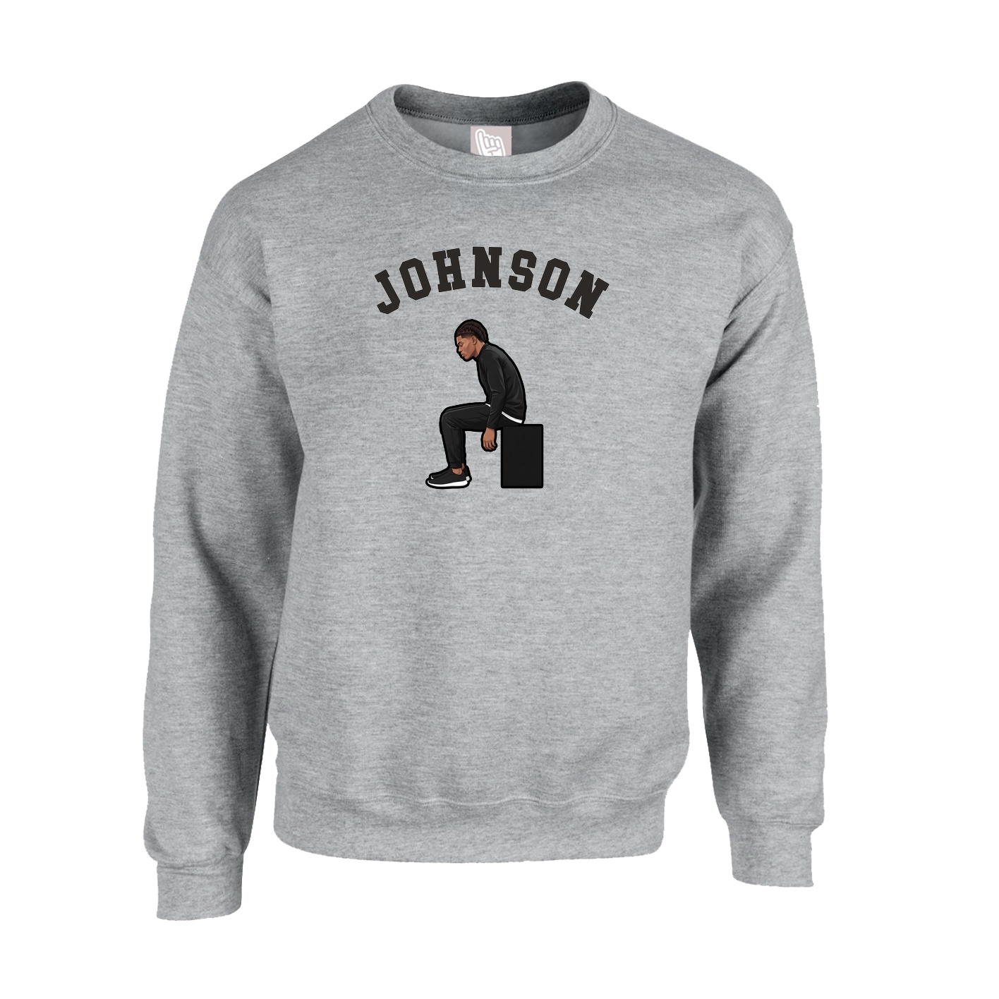 Fleece Crew — Shirsey Arch in Grey