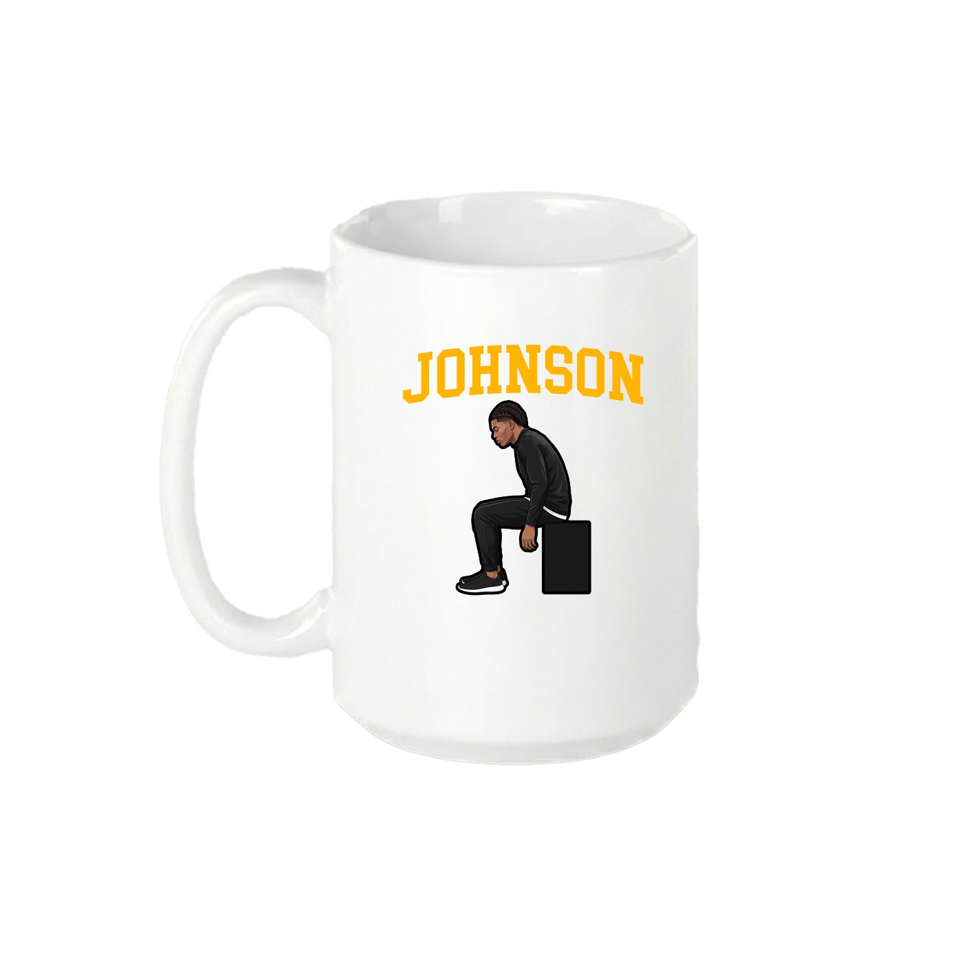 15oz Coffee Mug — Shirsey in White