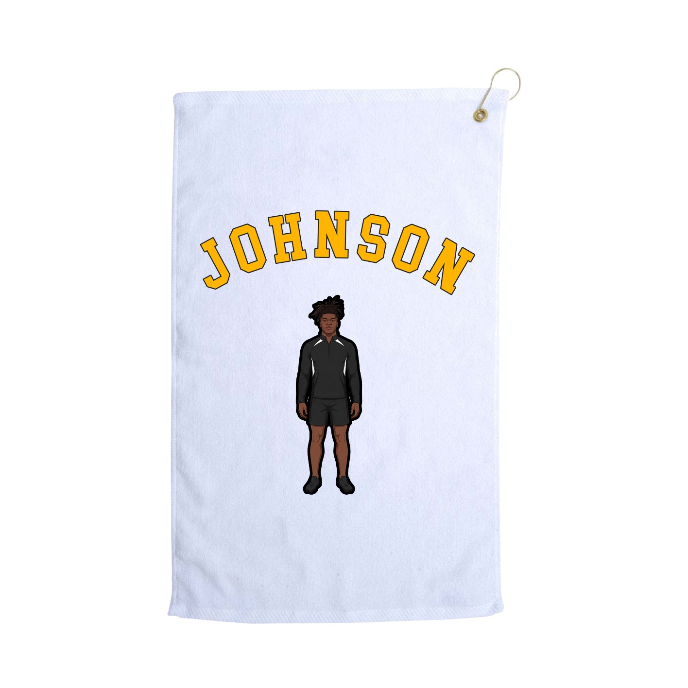 Golf Towel — Shirsey Arch in White
