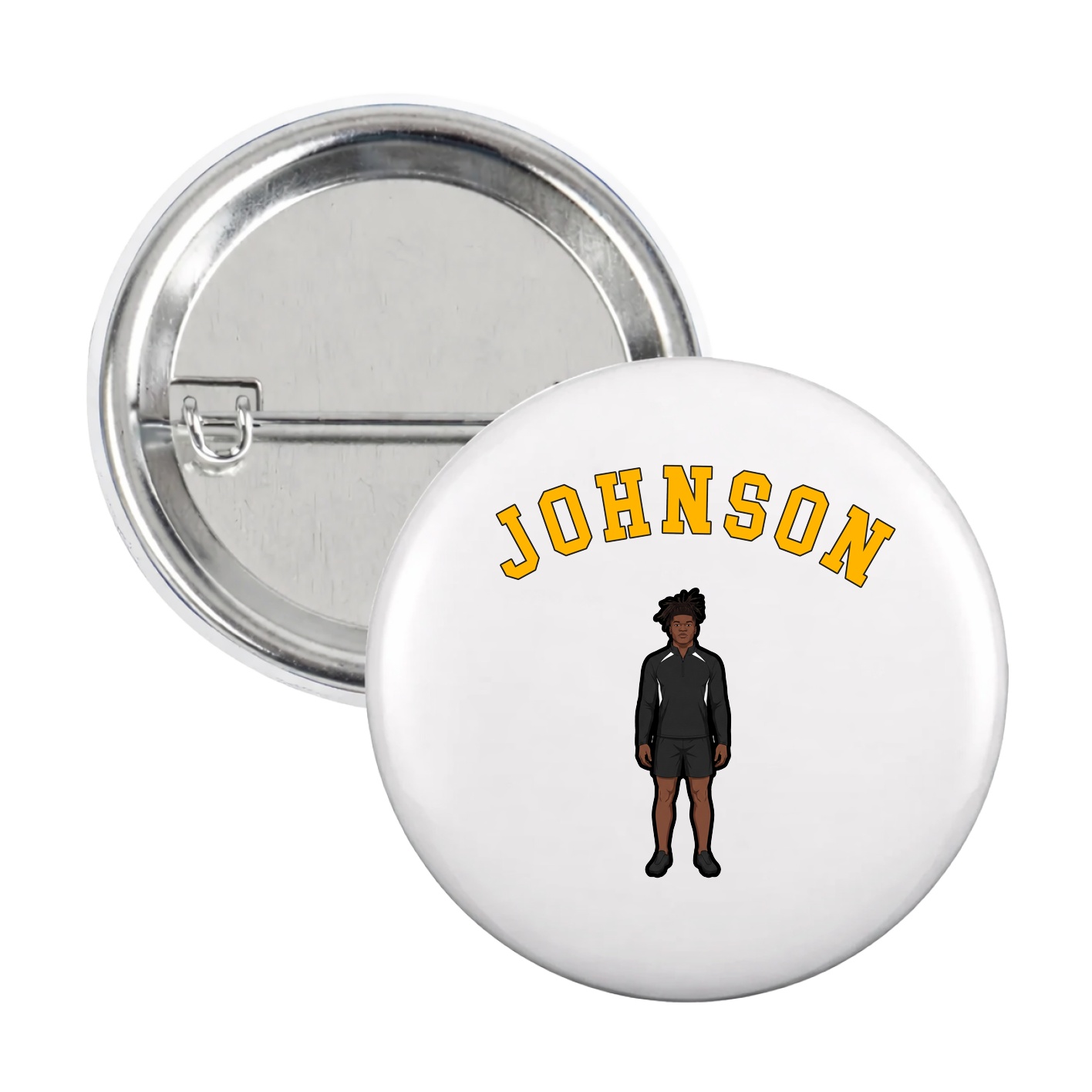 Game Day Button — Shirsey Arch in White